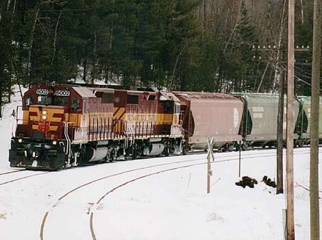 WC Train North of Eagle Mills